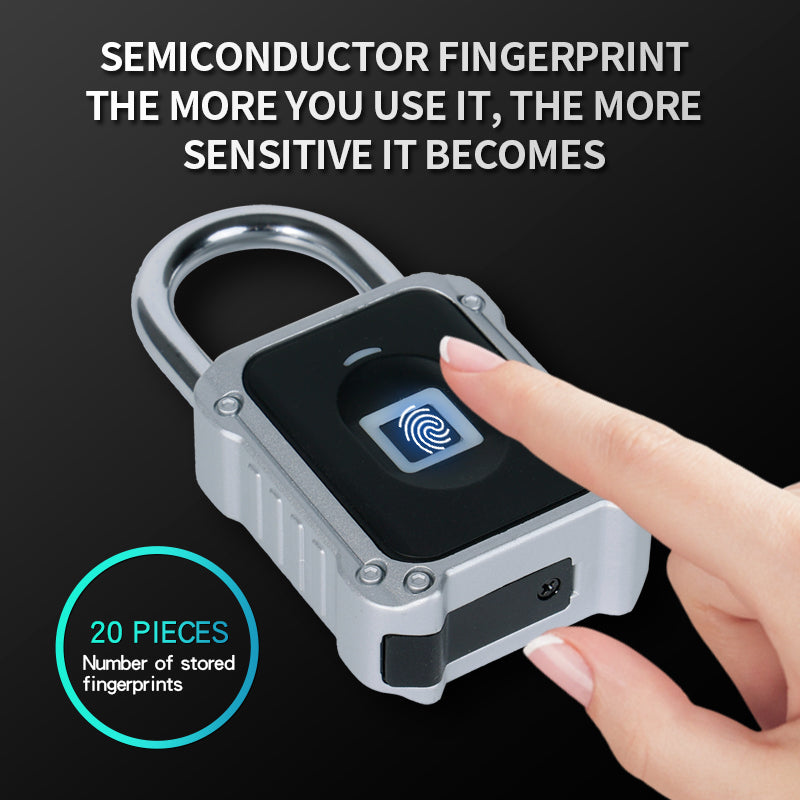 KUIISS Waterproof Fingerprint Password Padlock TuYa Bluetooth Mobile APP Luggage Backpack Dormitory Cabinet Drawer Lock