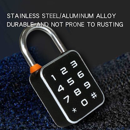 KUIISS Fingerprint Password Deadbolt Lock with Dual-Side Opening, Small Size, Outdoor Waterproof Graffiti Bluetooth Cabinet Anti-Theft Electronic Lock