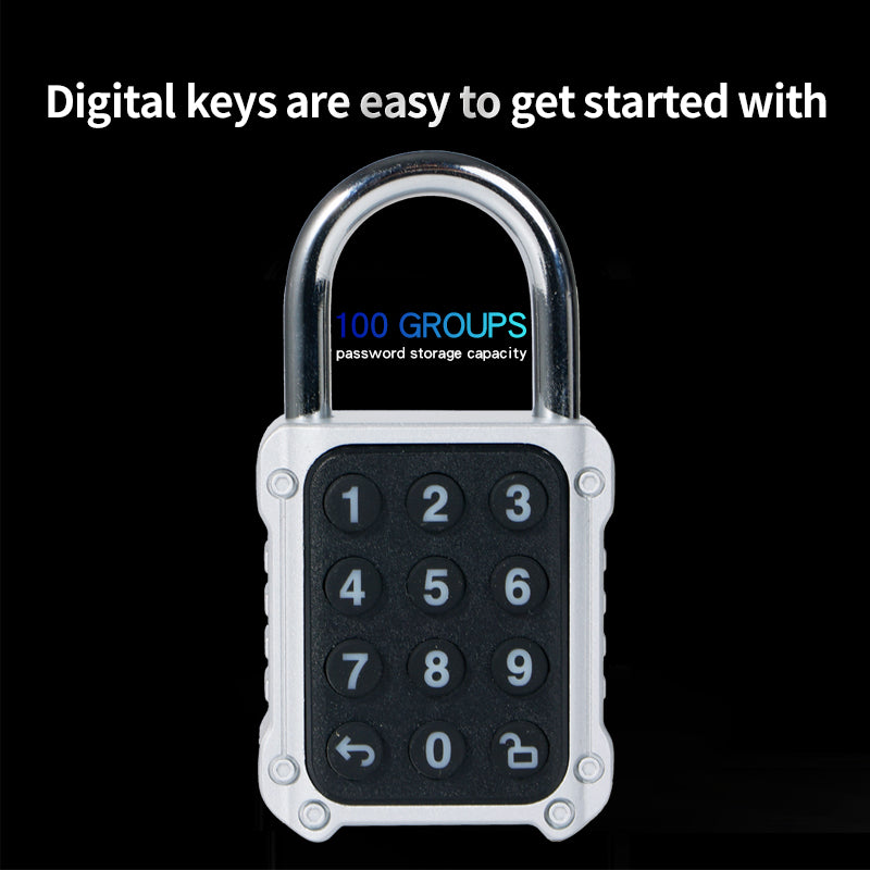 KUIISS Waterproof Fingerprint Password Padlock TuYa Bluetooth Mobile APP Luggage Backpack Dormitory Cabinet Drawer Lock
