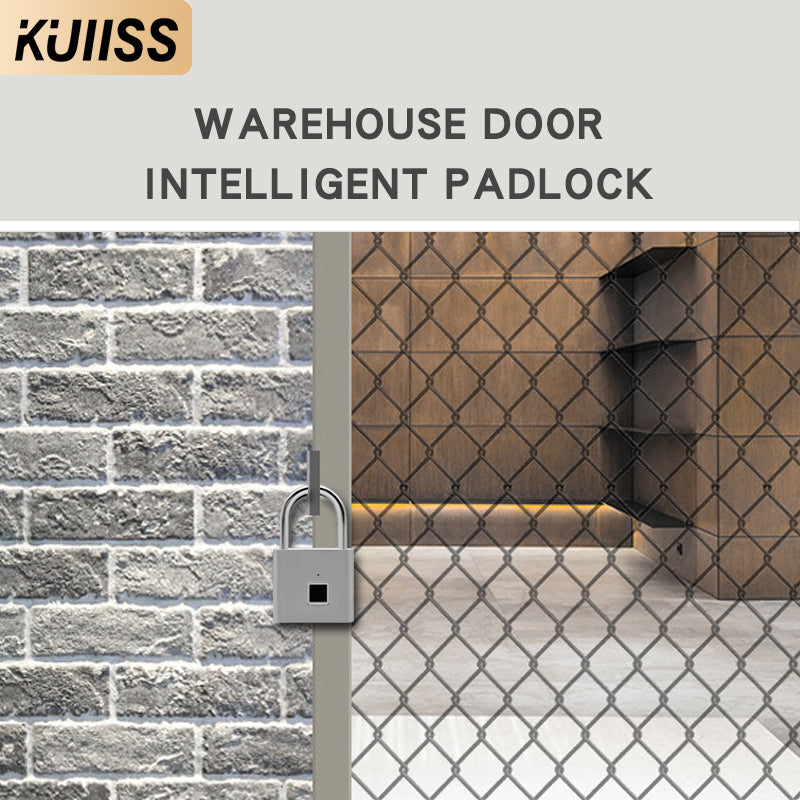 KUIISS Household Waterproof Rustproof Fingerprint Smart Electronic Backpack Bag Storage Cabinet Door Dormitory Drawer Lock Zinc Alloy Material