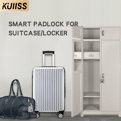 KUIISS Household Waterproof Rustproof Fingerprint Smart Electronic Backpack Bag Storage Cabinet Door Dormitory Drawer Lock Zinc Alloy Material
