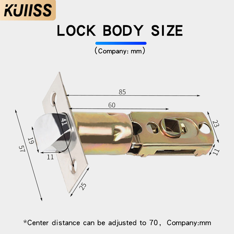 KUIISS graffiti tuya Bluetooth home wooden door fingerprint lock bedroom room door lock spherical lock office electronic lock intelligent door lock