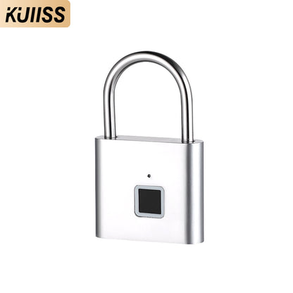 KUIISS Household Waterproof Rustproof Fingerprint Smart Electronic Backpack Bag Storage Cabinet Door Dormitory Drawer Lock Zinc Alloy Material