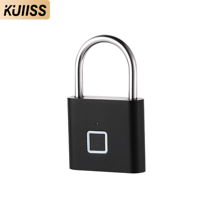 KUIISS Household Waterproof Rustproof Fingerprint Smart Electronic Backpack Bag Storage Cabinet Door Dormitory Drawer Lock Zinc Alloy Material