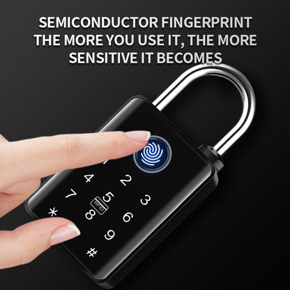 KUIISS Outdoor Waterproof Sunscreen Tuya Graffiti Bluetooth Smart Fingerprint Password Key Padlock Card Swipe NFC Electronic Door Lock