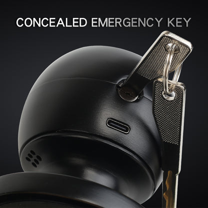 KUIISS Spherical Lock Tuya Fingerprint Lock Indoor Bedroom Office Password Room Wooden Door Smart Electronic Lock