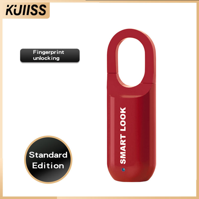 KUIISS fingerprint padlock TuYa Bluetooth mobile app small backpack lock luggage backpack dormitory cabinet lock