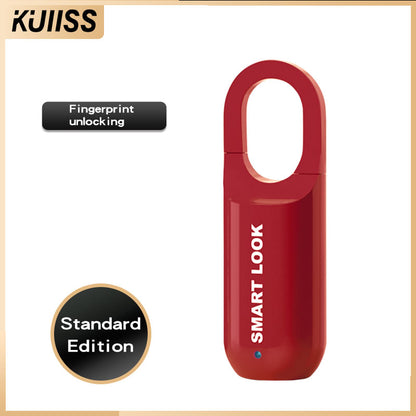 KUIISS fingerprint padlock TuYa Bluetooth mobile app small backpack lock luggage backpack dormitory cabinet lock