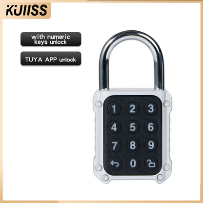 KUIISS Waterproof Fingerprint Password Padlock TuYa Bluetooth Mobile APP Luggage Backpack Dormitory Cabinet Drawer Lock