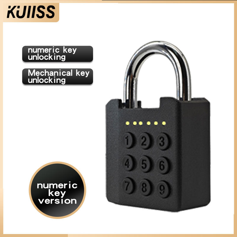 KUIISS Waterproof Fingerprint Digital Button Password Keychain Lock TuYa Bluetooth Warehouse Door Dormitory Door Electronic Lock