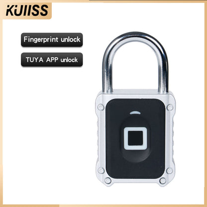 KUIISS Waterproof Fingerprint Password Padlock TuYa Bluetooth Mobile APP Luggage Backpack Dormitory Cabinet Drawer Lock
